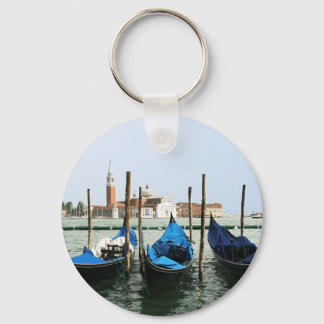 Venice gondolas keychain
