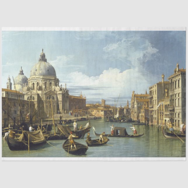 Venice Grand Canal decoupage paper (Front)