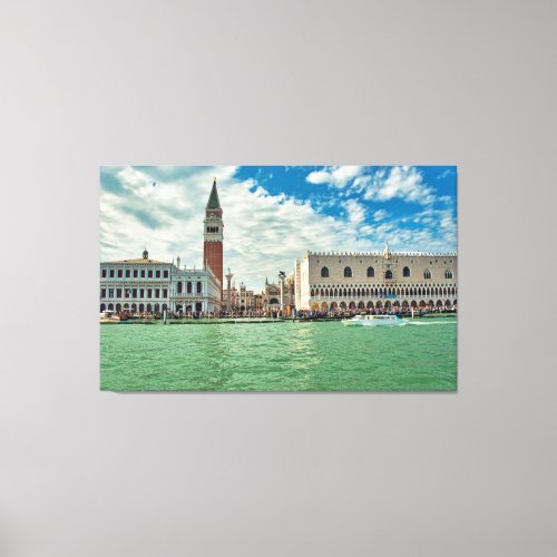 Venice Grand Canal Doges Palace Piazza san Marco Canvas Print