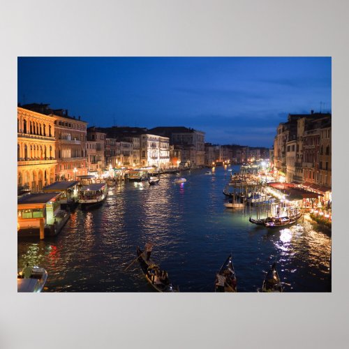 Venice Grand Canal Italy Poster
