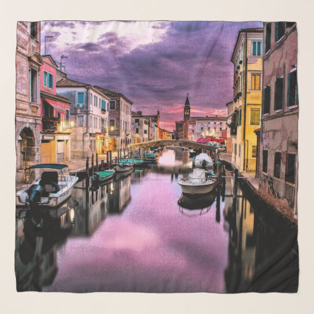 Venice Grand Canal Italy Scarf (Front)