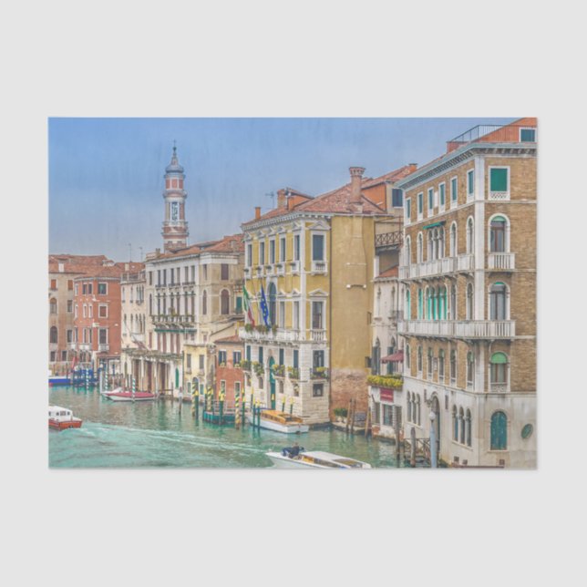Venice Grand Canal, Italy Tissue Paper (Front)