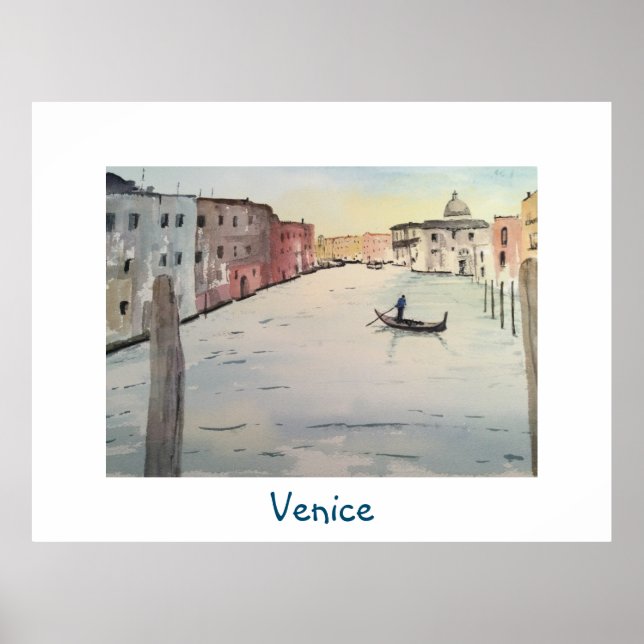 Venice Grand Canal  Poster (Front)