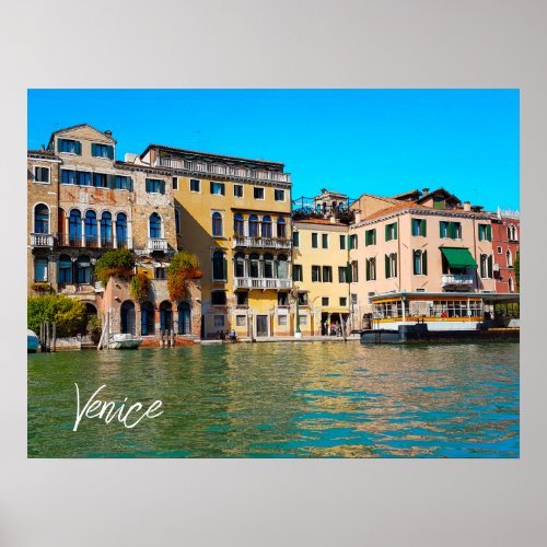 Venice Grand Canal Venetian Style Houses Poster