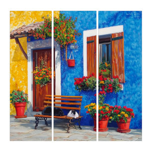 Venice Inspired Triptych – Village Wall Art