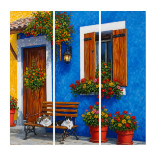 Venice Inspired Triptych – Village Wall Art