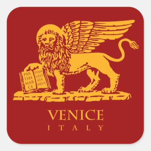 Venice IT _ The Coat of Arms Square Sticker