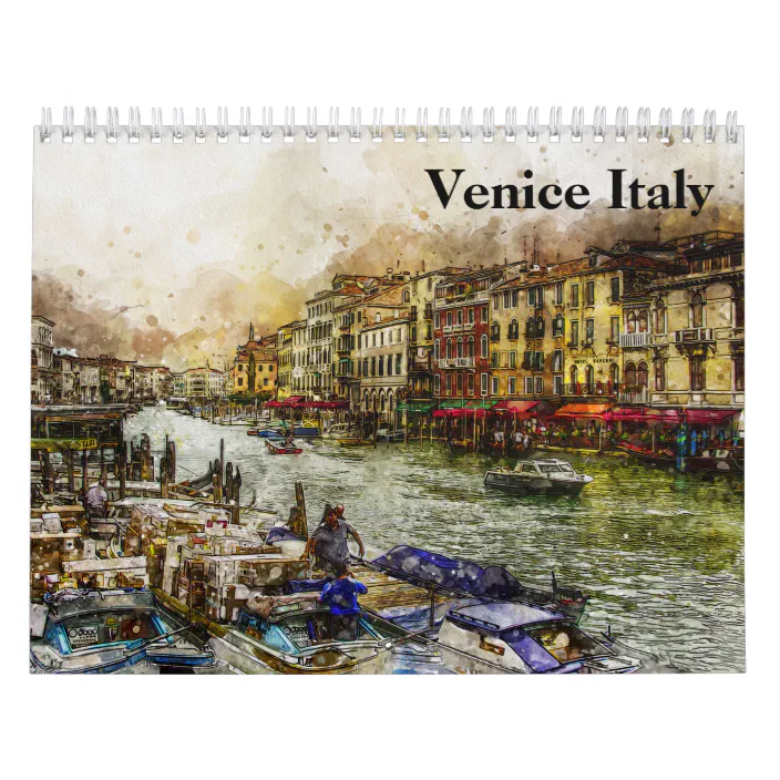 Venice Calendar Of Events 2023 Venice Italy 2022 Calendar | Zazzle.com