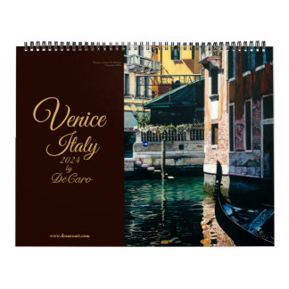 Venice Italy 2024 Calendar by DeCaro