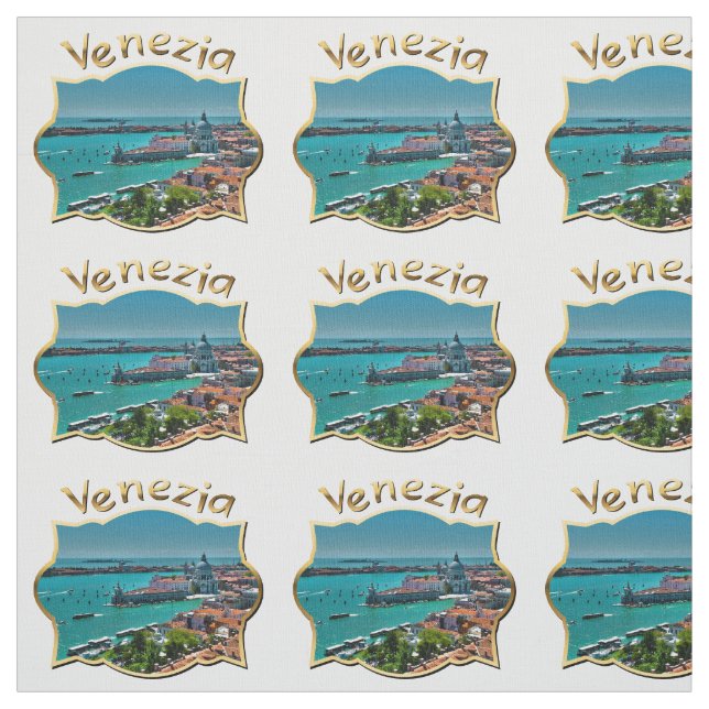 Venice, Italy - Aerial View Fabric (Swatch)
