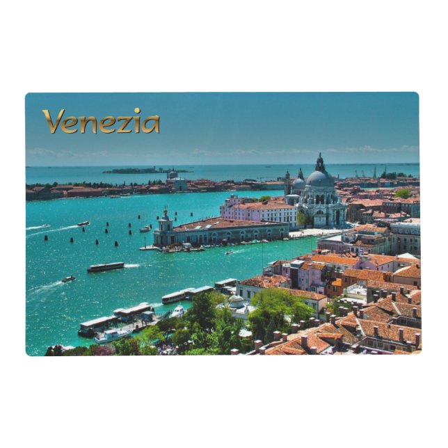 Venice, Italy - Aerial View Placemat (Front)