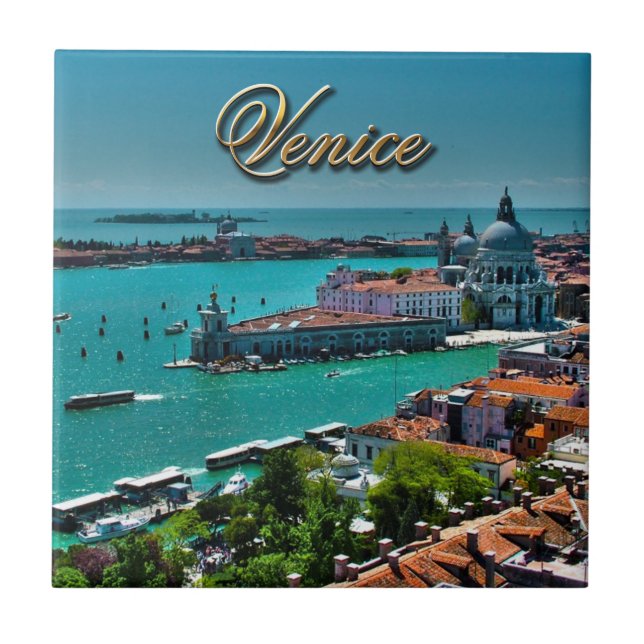 Venice, Italy - Aerial View Tile (Front)