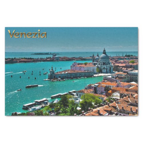 Venice Italy _ Aerial View Tissue Paper