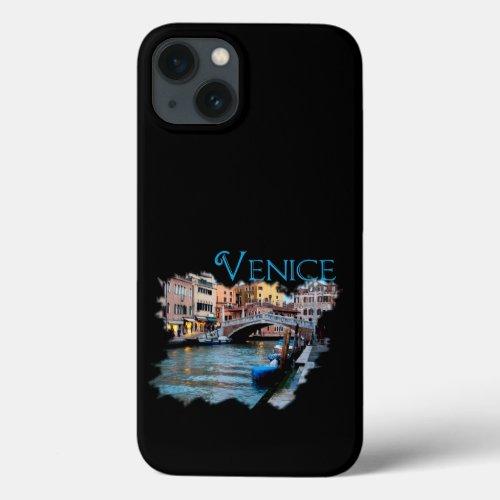Venice Italy Along the Canal iPhone 13 Case