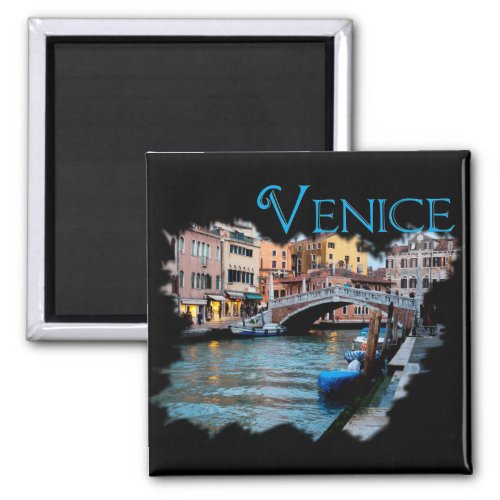 Venice Italy Along the Canal Magnet