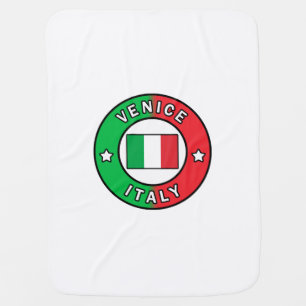 Venice Italy Baby Blanket