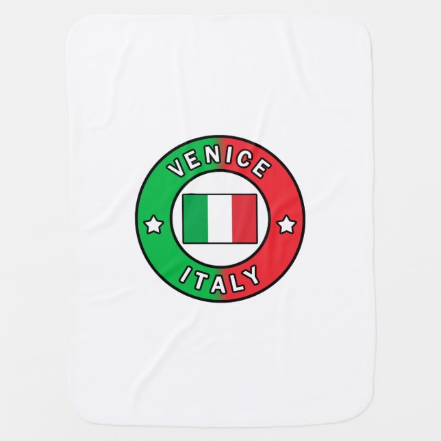 Venice Italy Baby Blanket (Front)