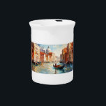 Venice, Italy Beverage Pitcher<br><div class="desc">Painted Venice,  Italy.</div>