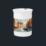 Venice, Italy Beverage Pitcher<br><div class="desc">Painted Venice,  Italy.</div>