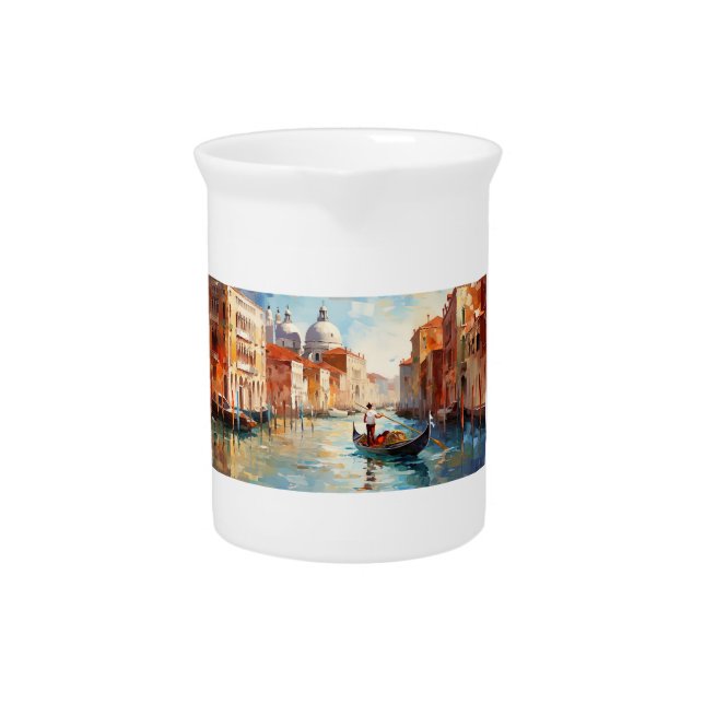 Venice, Italy Beverage Pitcher (Front)