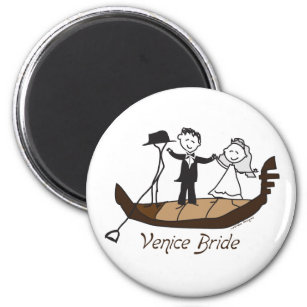 Venice Italy Bride Magnet
