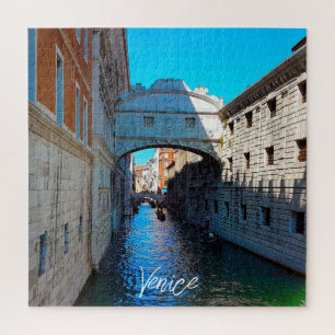 Venice Italy Bridge of Sighs Canal Travel Jigsaw Puzzle