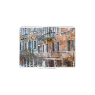 Venice Italy Buildings Passport Holder