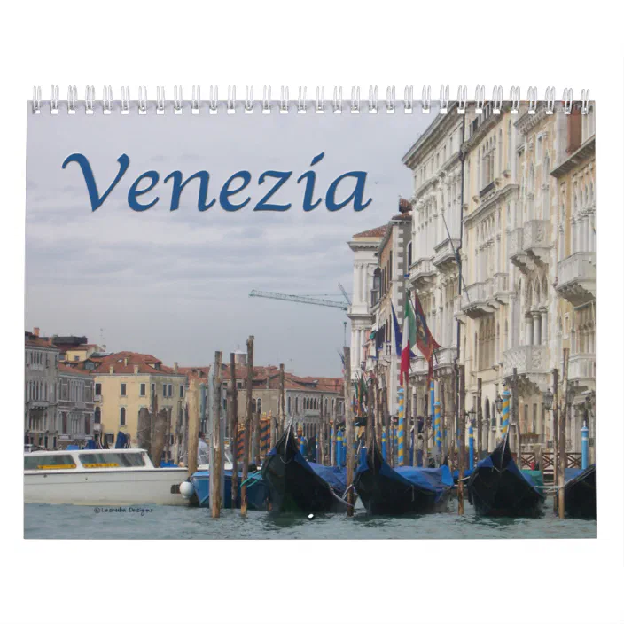 Venice Calendar Of Events 2023 Venice Italy Calendar | Zazzle.com