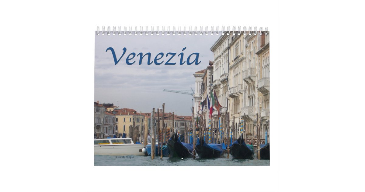 Venice Italy Calendar Zazzle