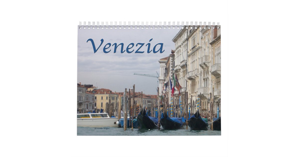 Venice Italy Calendar | Zazzle.com