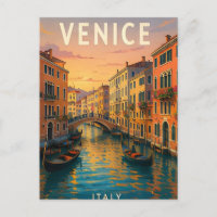 Venice Italy Canal Bridges Italian Waterfront
