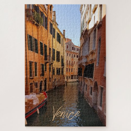 Venice Italy Canal Buildings Travel Jigsaw Puzzle