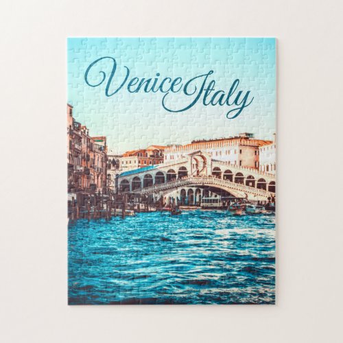 Venice Italy Canal Scene  Jigsaw Puzzle