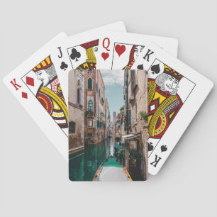 Venice Italy Canal Scene Poker Cards