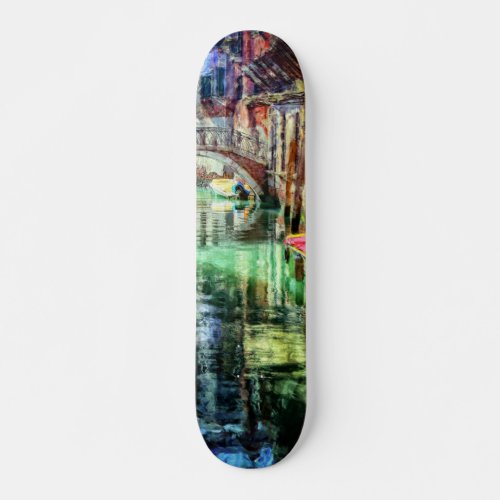 Venice Italy Canal Skateboard