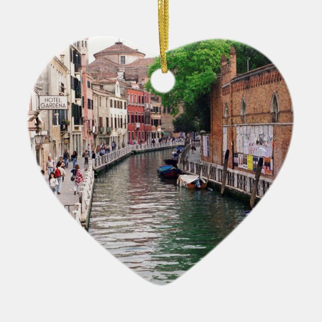 Venice, Italy Ceramic Ornament (Front)