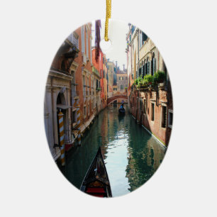 Venice, Italy Christmas ornament. Venetian canals Ceramic Ornament