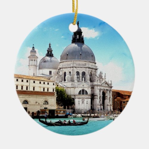 Venice Italy Circular Ornament