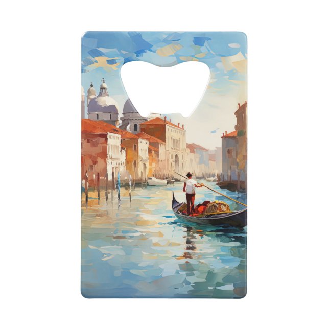 Venice, Italy Credit Card Bottle Opener (Front)