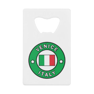 Venice Italy Credit Card Bottle Opener