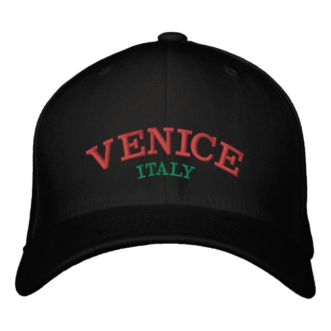 Venice Italy Embroidered Custom Hat (Front)