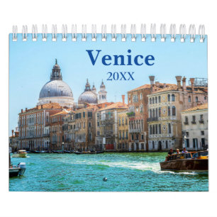 Venice Italy Europe Aesthetic Wall Calendar