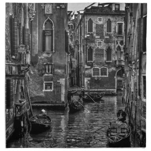 Venice italy gondola boat canal napkin