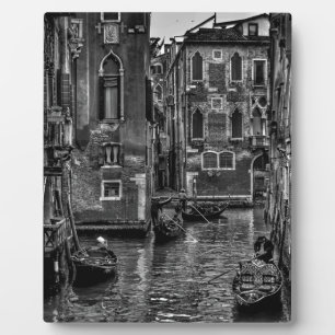 Venice italy gondola boat canal plaque