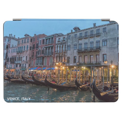 Venice Italy Gondolas at Dusk Photo iPad Air Cover