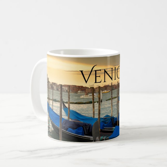 Venice Italy Gondolas Coffee Mug (Front Left)
