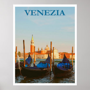 16x24 1938 Venice Italy Vintage Style Italian Travel Poster 