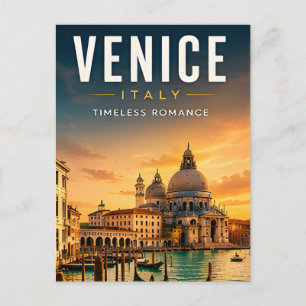 🚤 Venice Italy Grand Canal Home Decor Postcard