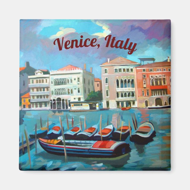 Venice, Italy | Grand Canal Magnet (Front)