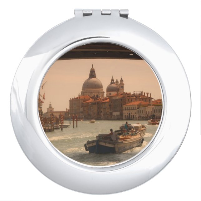 Venice Italy Grand Canal Vintage  Compact Mirror (Front)